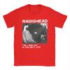 Vintage Radiohead T-Shirt for Men Crew Neck 100% Cotton T Shirt Short Sleeve Tee Shirt Adult Clothing