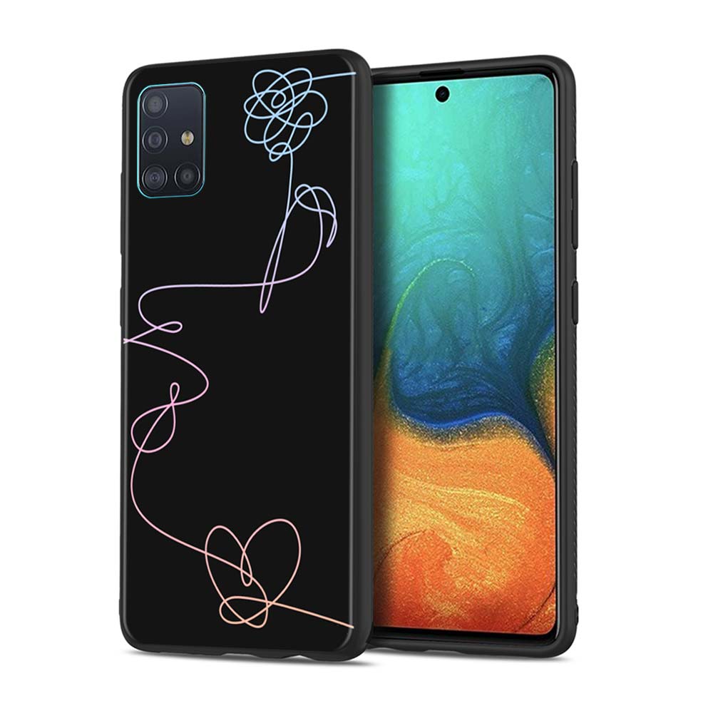 Phone Case for Samsung Galaxy A51 A71 5G A50 A70 A11 A21s A31 A41 A91 A12 A32 5G Cover Rap RM JIMIN JIN SUGA J HOPE Soft Cases