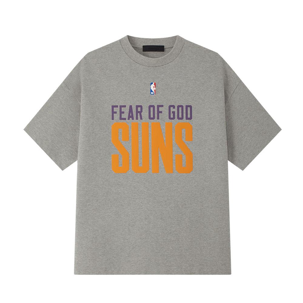 Fear of God Essentials Футболка Suns 90-х Темно-серый Мужские Топы Серый 125NB252025F