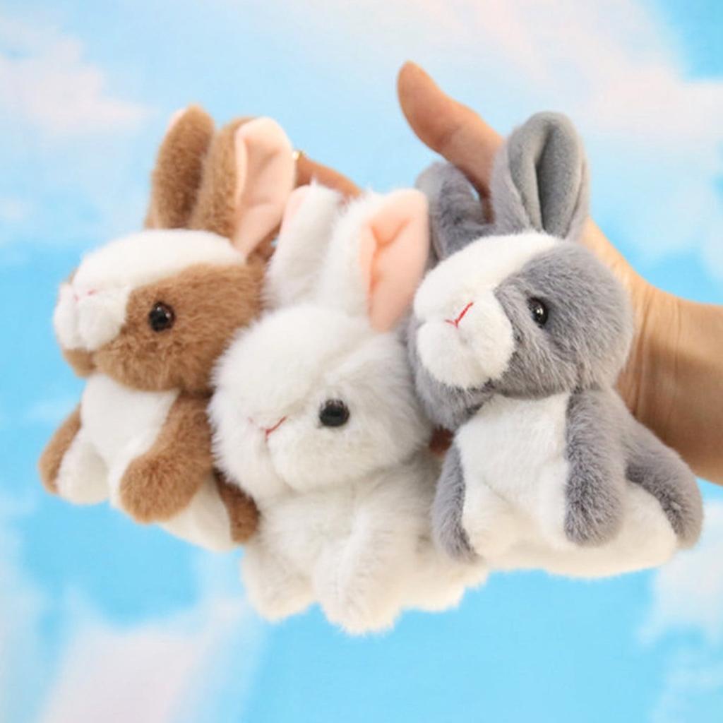 Ultrasoft Stuffed Animal Plush Bunny Rabbit Toy for Kids Girl Lovely Animal Doll Baby Toy Plushie Handbag Ornament Pendant