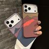 Роскошный Премиальный Чехол из Углеродного Волокна Для iPhone 17 Air 16 15 14 Pro Max Plus С Магнитным Узором Из Сплава Защитная Крышка Рамки Объектива