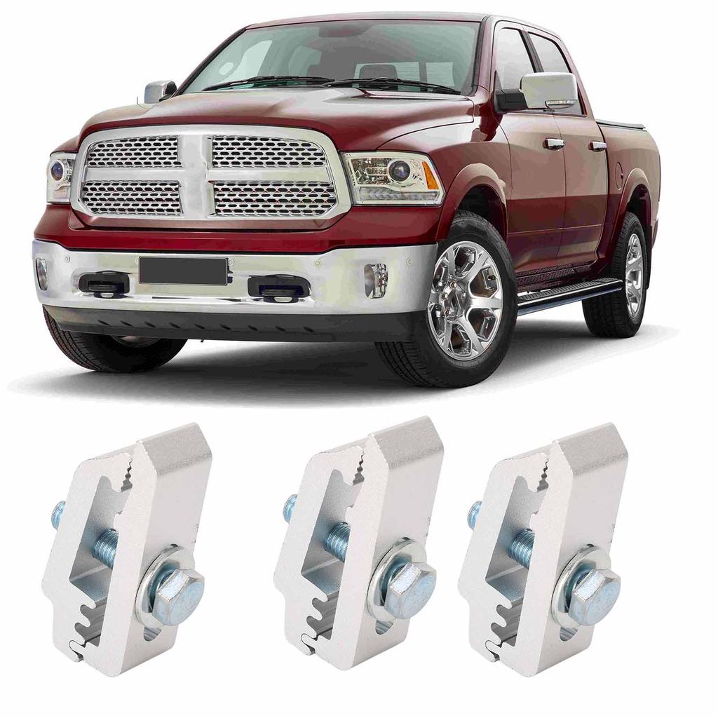 6pcs Truck Bed Cover Clamps 1112514 Aluminum Low Pro Truck Mounting Clamps for Most Truck Beds