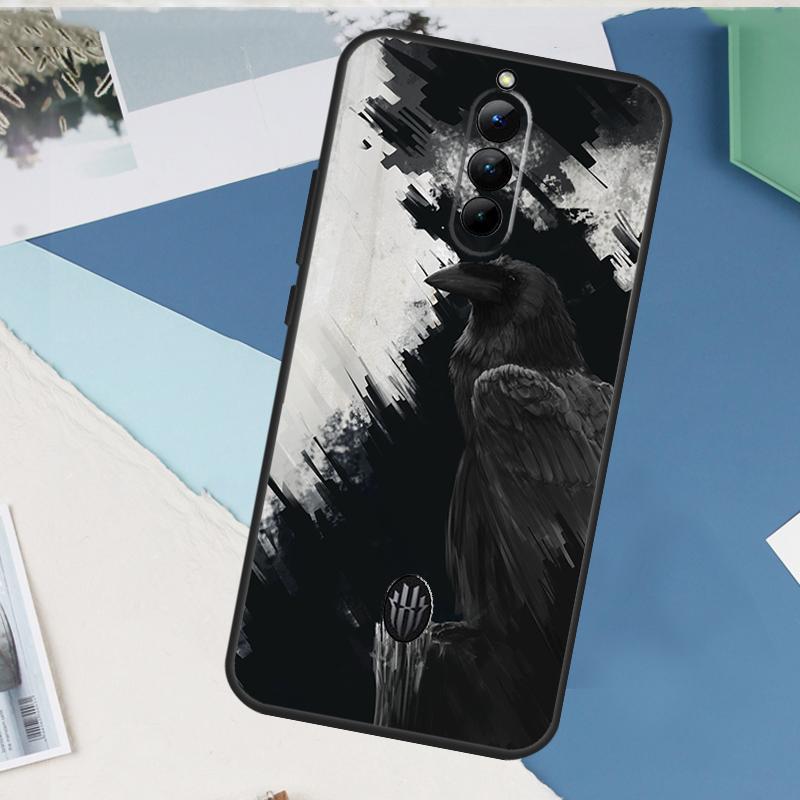Чехол для телефона Crow Raven Dark Skull для Nubia Red Magic 10 9 8 Pro Plus 6 7 6S 7S Pro 5G 6R RedMagic 8S 9S Pro Plus