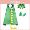 Kids Dinosaur Cloak Mask Set Tyrannosaurus Rex Performance Makeup Props Cosplay