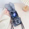 Чехол Crossbody Plush Cartoon Phone Case для Samsung Galaxy Z Flip 6 5 4 3 Flip6 Flip5 Flip4 Flip3 5G противоударный защитный чехол