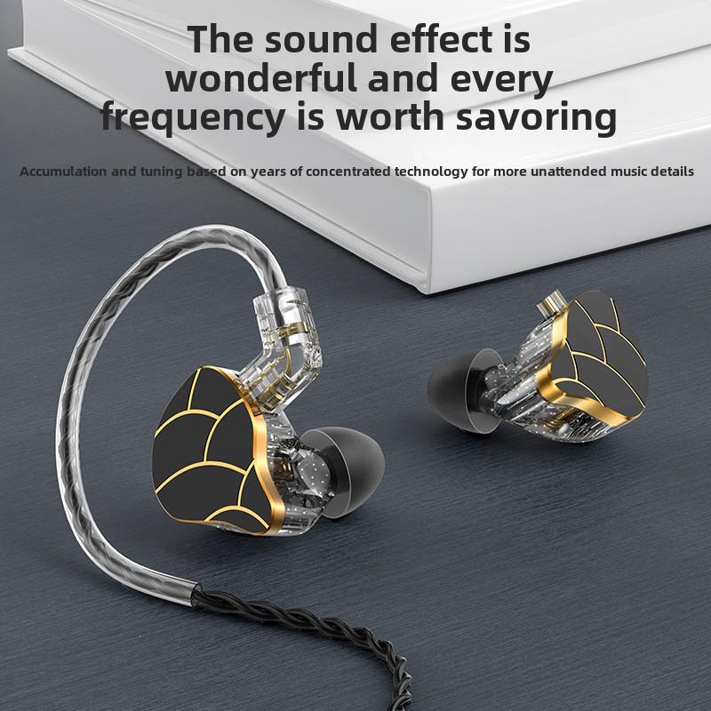 Новые спортивные внутриканальные проводные наушники HIFI Heavy Subwoofer Наушники с микрофоном и управлением Проводные наушники