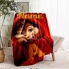 Custom Name Alvin and the Chipmunks Theme Printed Blanket - Perfect for Couch, Bed, Travel & Outdoor Use | Machine Washable, Cozy & Durable.