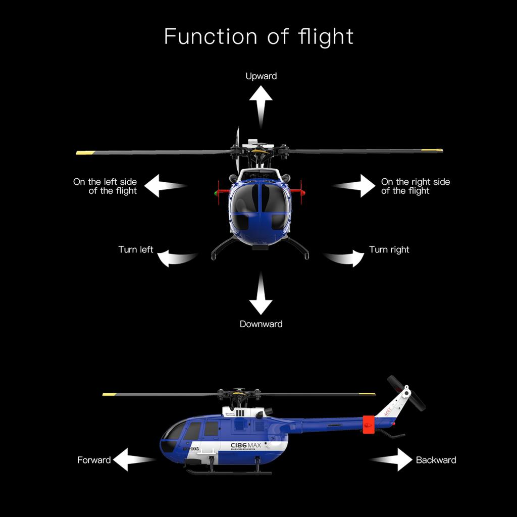 Remote Control Helicopter 6-axis Gyroscope 2.4G 4CH Single Propeller Aileron Free Helicopter with