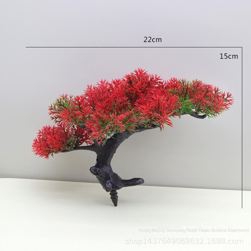 Искусственная сосна туя с горшком - декор гостиной и украшение для ландшафтного дизайна альпинария