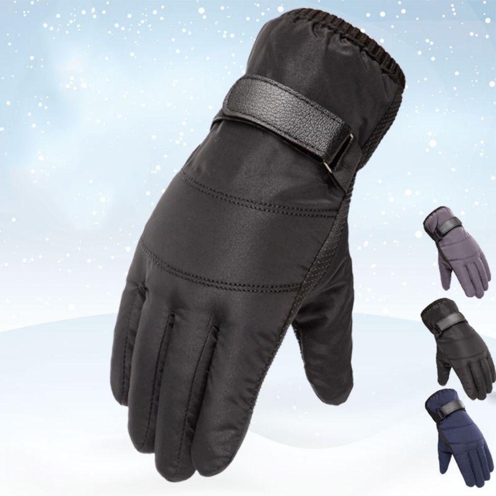 Сохраняющие тепло мужские варежки, многофункциональные перчатки для вождения, подарок, зимние лыжные перчатки, лыжные