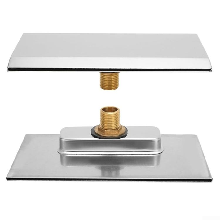 Водный фонтан для бассейна из нержавеющей стали, водопад, чаша фонтана, ванна, излив для ванны, водопад, насадка для выхода воды