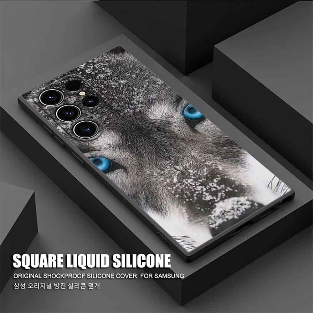 Силиконовый чехол Волк Лев Кот S26Ultra для Samsung Galaxy S26 S25 S24 S23 S20 S21 FE S22 Ultra Plus 5G Чехлы Мягкая Крышка для Телефона