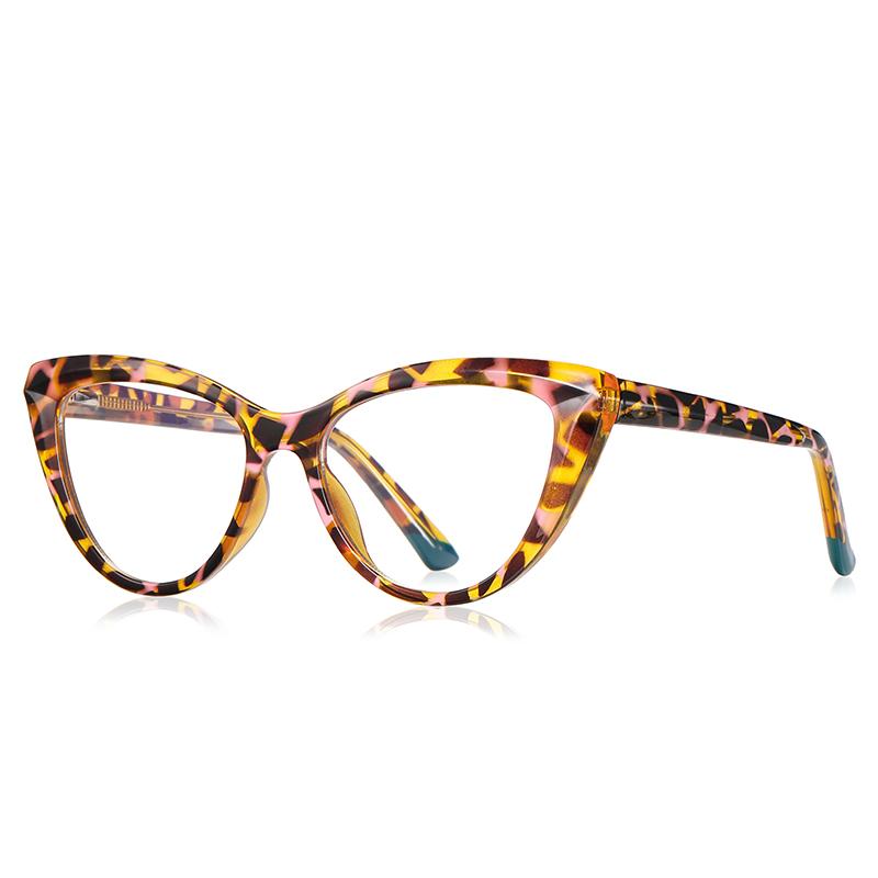 Leopard Frame Cat Eye Glasses For Women TR90 Nearsighted Shortsighted Hyperopia Progressive Bifocal Eyewear