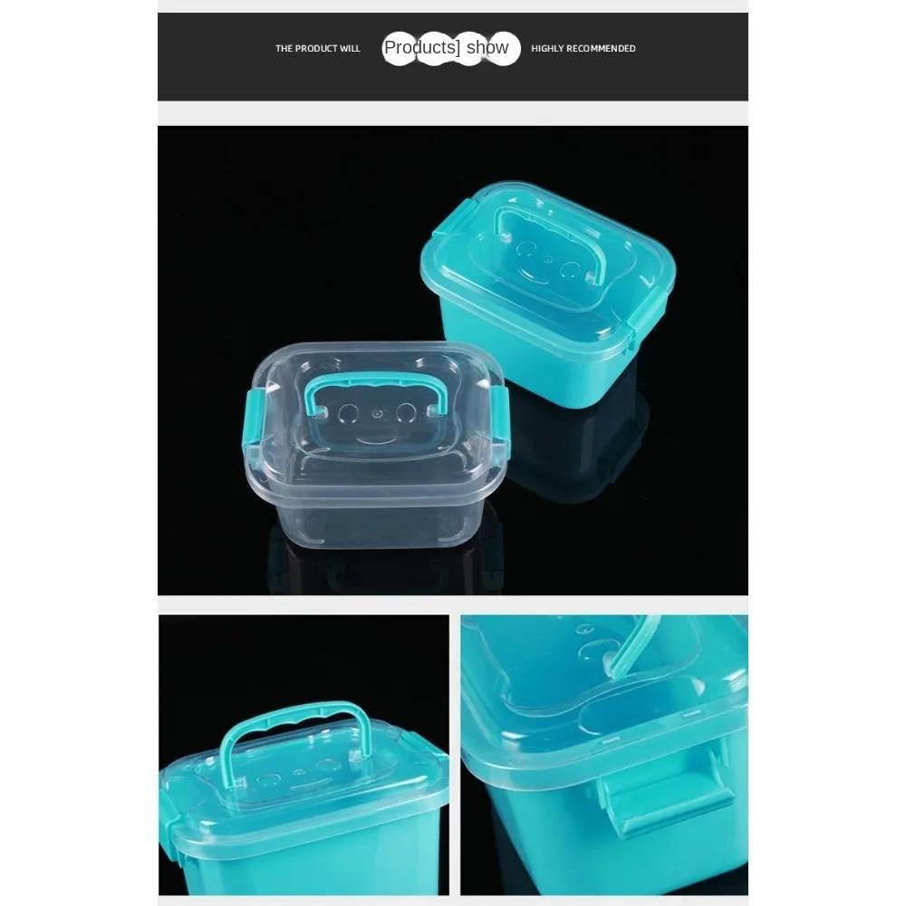 Новый мини-ящик для хранения, настольный прозрачный ремешок, ручные маленькие закуски, игрушки, органайзер