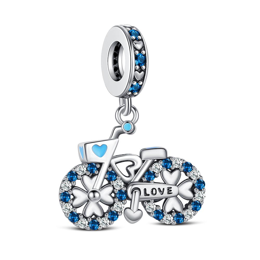925 Silver Robot Charms Pendant sea turtle Moon Bead Fit Bracelet For Women DIY Fashion Jewelry Elegant Gift