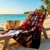 Liverpool Customized Name Beach Towel Soft Durable Quick-Dry Perfect for Traveling Yoga Camping and Swimming