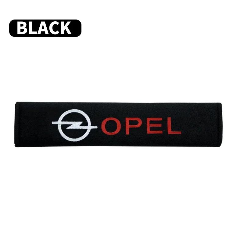 mksh9 1/2PCS Car Logo Seat Belt Shoulder Pad Protector Pad For Opel astra h astra j g corsa insignia zafira b vectra c corsa d vivaro