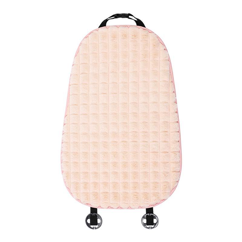 Высококачественная плюшевая клетчатая подушка для автомобильного сиденья — теплая и удобная для осени/зимы