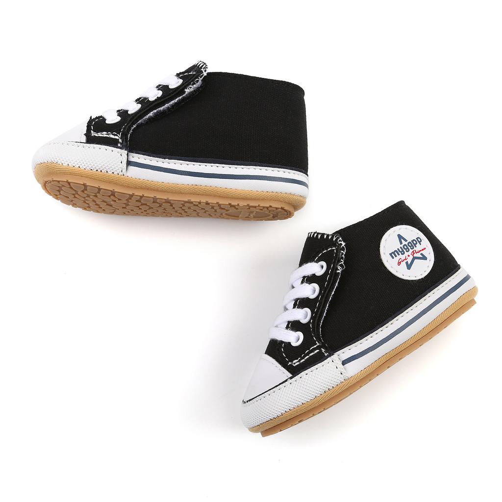 MYGGPP Casual Canvas Baby Shoes Moccasins Baby Shoes Toddler Shoes