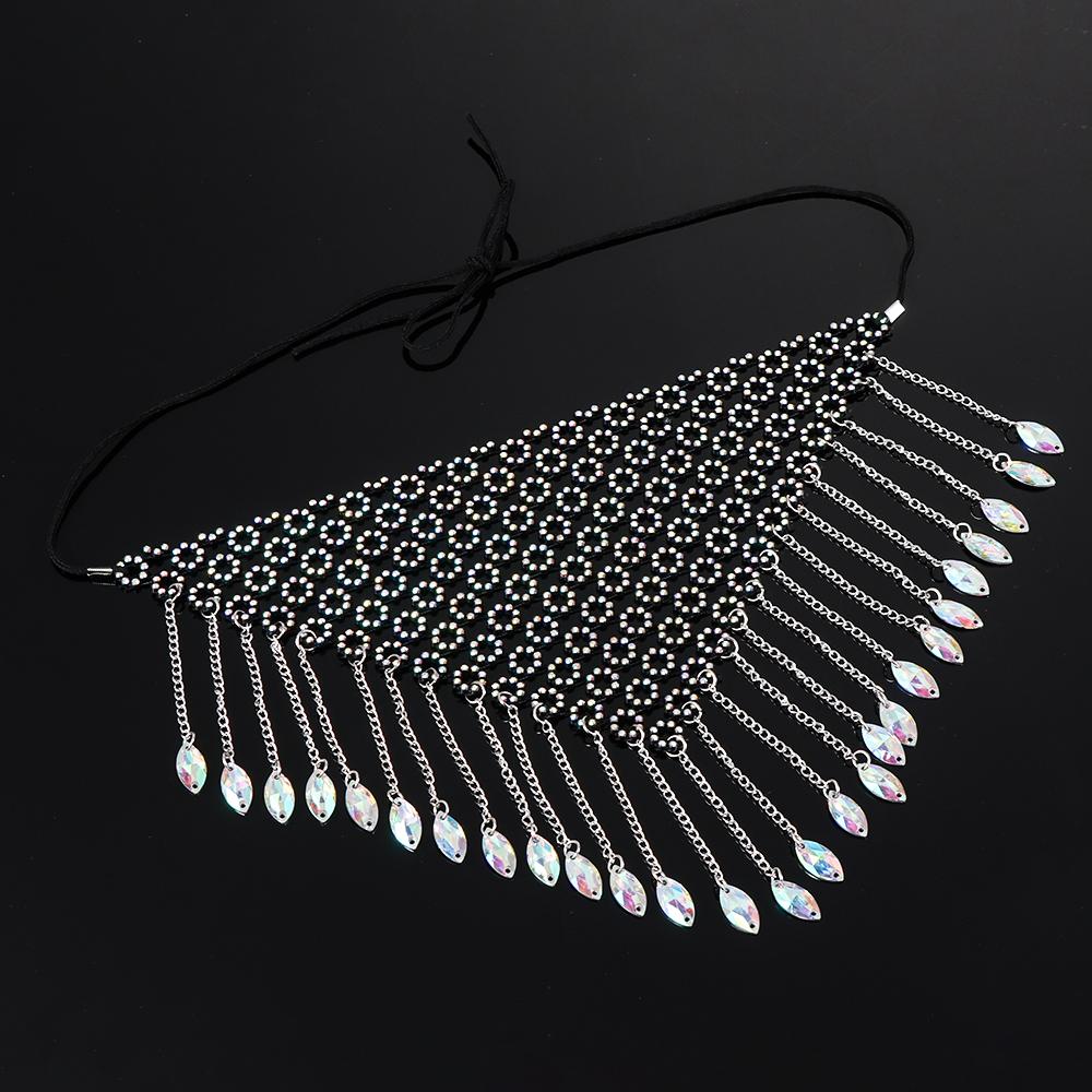 Танцевальная вечеринка блестки ночной клуб маскарад вуаль стразы металлические кисточки сетка ювелирные изделия маска