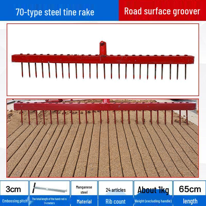 Concrete Pavement Texturizer and Anti-Slip Groover Roller Machine