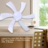 E27 Ceiling Fan AC85-265V Fan Light with Remote Sudden Stop Protection for Indoor Home 3 Gear Adjustable Chandelier Fan