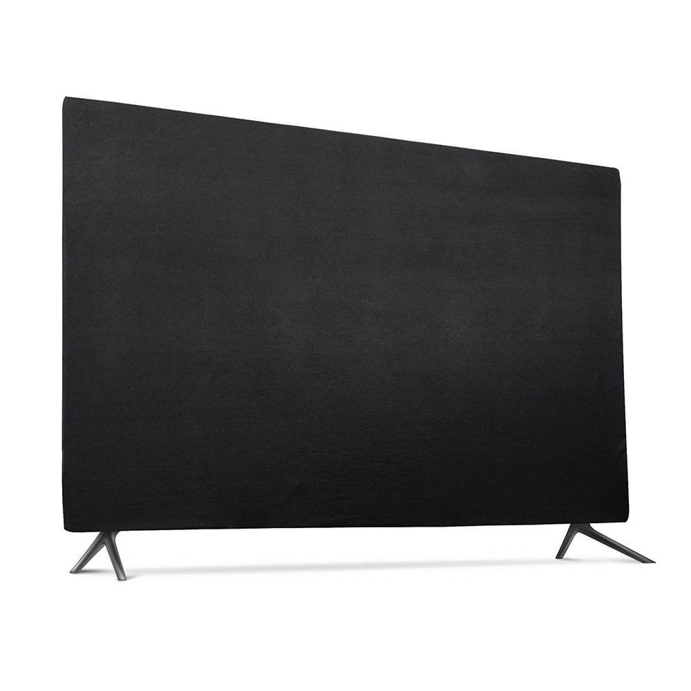 Чехол для телевизора 43'' 49'' 55'' 65'' для помещений, пылезащитный чехол для телевизора, защита экрана, защита экрана телевизора от пыли, мягкая эластичная ткань, черный