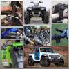 Handlebar Switch 7/8"" for Motorcycle, ON-Off-ON Light Switch with Black Push Button and Solid Aluminium Alloy Base, 12V ATV Control Switch for Dirt