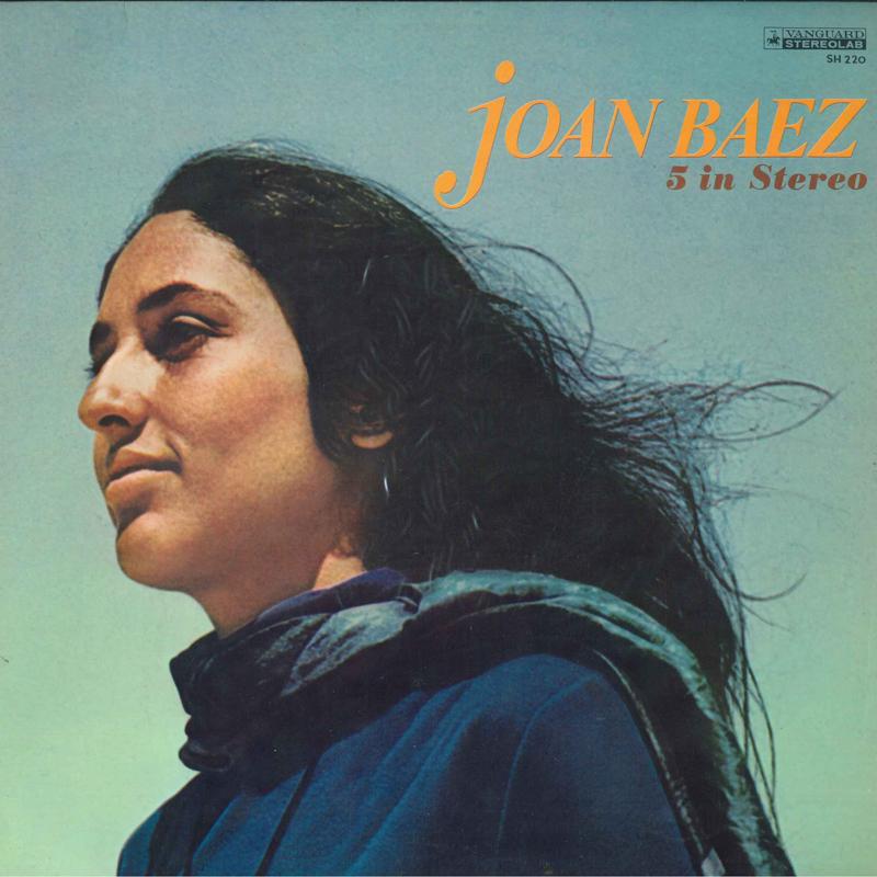 LP Record JOAN BAEZ - Volume 5 SH220 Vanguard 1967 Japan Country/Folk Used