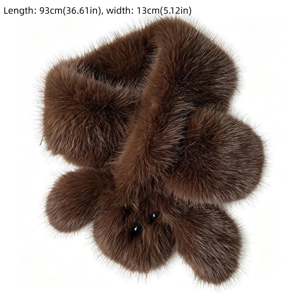 Puppy Shape Winter Scarf Thickened Neck Warmer soft Collar Scarf Winter