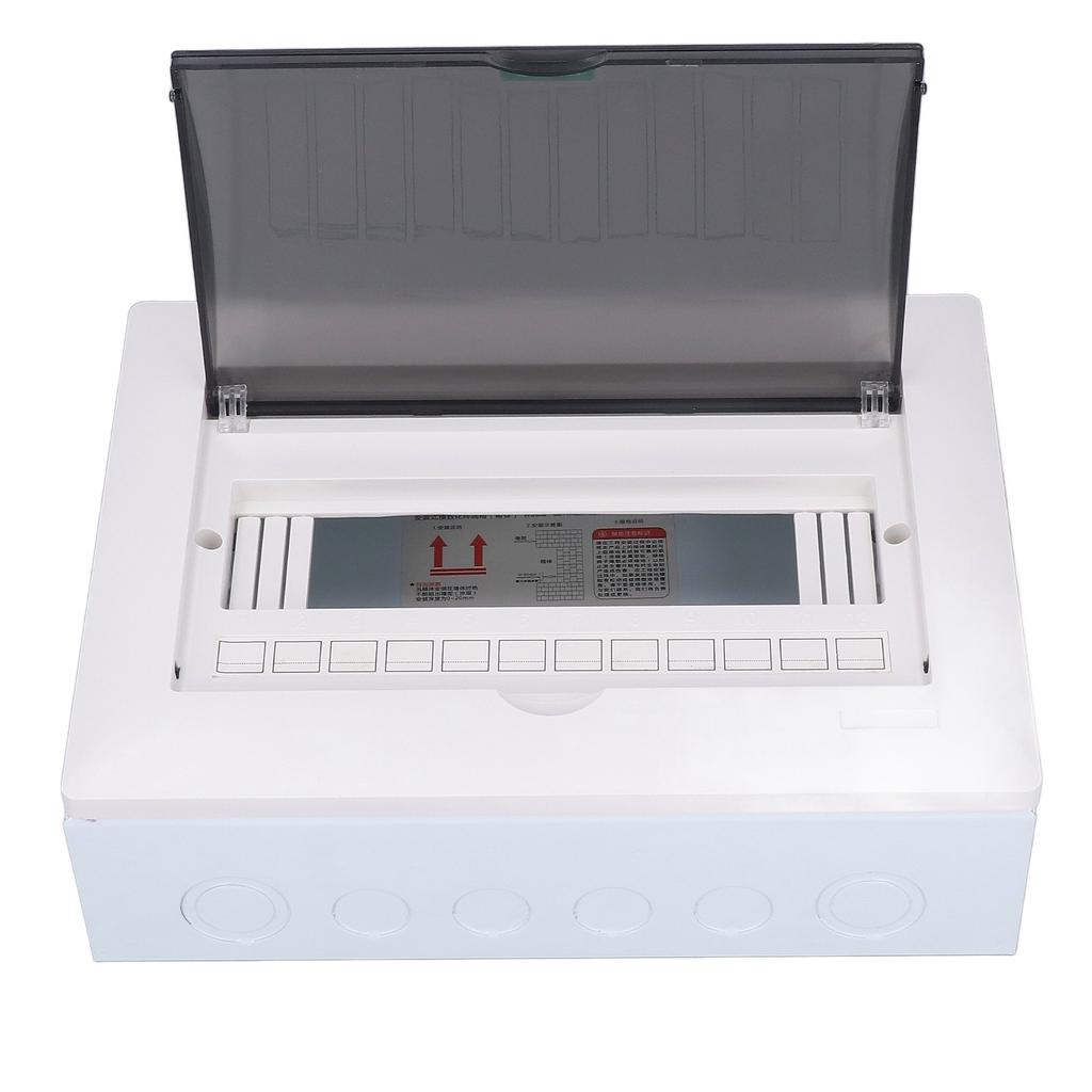 Распределительная коробка защита 12 модулей накладная автоматический выключатель DIN-рейка прозрачная крышка