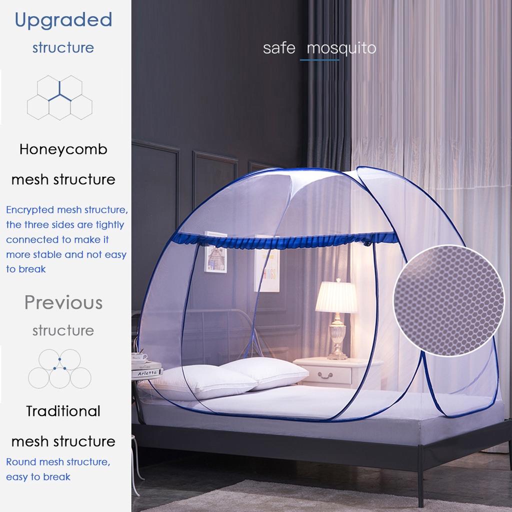 Mosquito Net Folding Double Door Camping Tent Summer Student Dormitory Home Bed Canopy Mosquito Net Netting Bedding