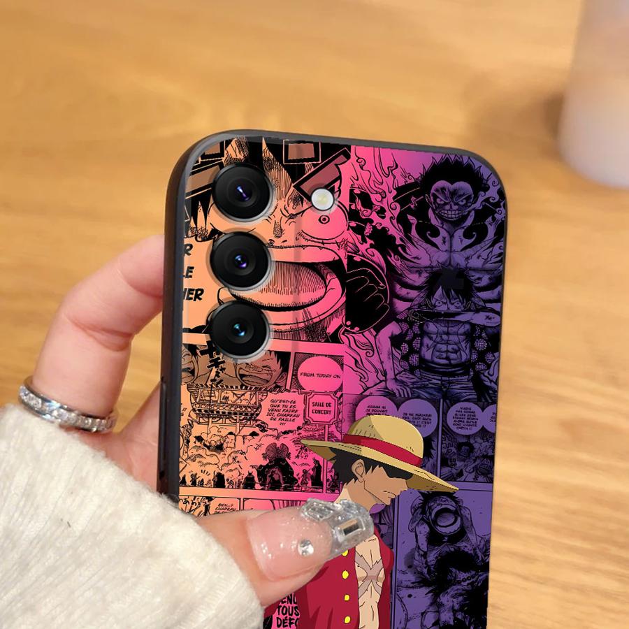 Чехол One Piece Zoro Luffy Portgas D Ace для Samsung Galaxy S10 S9 S25 Ultra Note 20 Ultra 8 9 10 S20 S21 FE S23 S24 Plus Funda