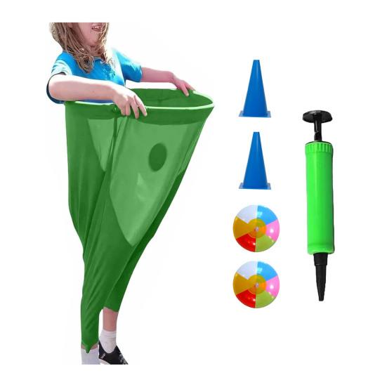 Бабушкины штаны Набор для садовой игры Гигантская игра для вечеринки на открытом воздухе с прыгучими мячами и конусами-маркерами Веселая семейная встреча Игра для взрослых во дворе для групп