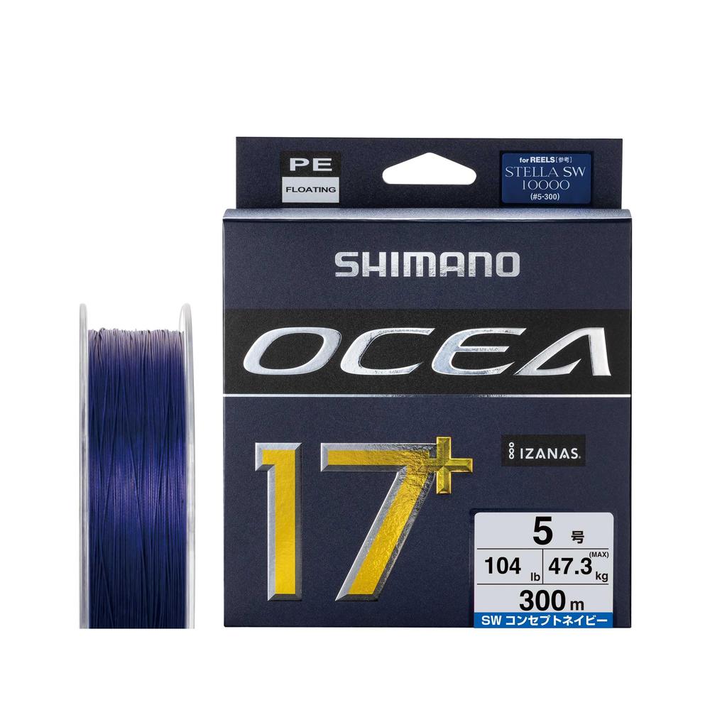 SHIMANO Плетенка Ocea PE 300м SW Темно-синяя 17+ LD-A71Y #5