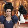 Queen Style Pink Grand Curly Cosplay Wig 18th Century Colonial Lady Wig  for Easy Styling