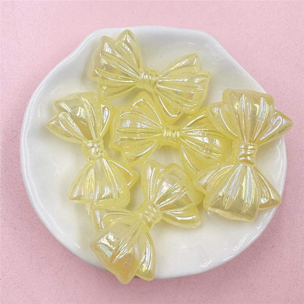 Брелок для браслета, аксессуары, бусины-бабочки, акриловая цепочка для мобильного телефона 23,2*35,5 мм, красочные «сделай сам», 5 шт., изысканная ручная работа