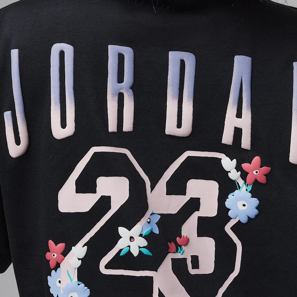 Jordan 23 Футболка Мягкая Удобная Модная Универсальная Короткий Рукав Мужские Топы Серый Черный II4058-045