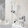 Toilet Countertop WashBasin Tap Bathroom Basin Faucets Deck Mounted Multifunctional Hot and Cold Water Tap Bathroom Mixer Valve