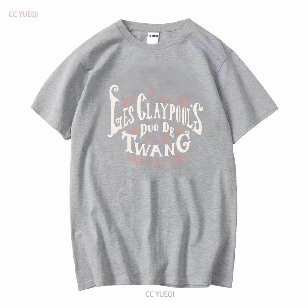 Primus Les Claypool Duo De Twang 2013 Concert Tour T Shirt XL NEW long or short sleeves vintage Washed Versatile homme graphic