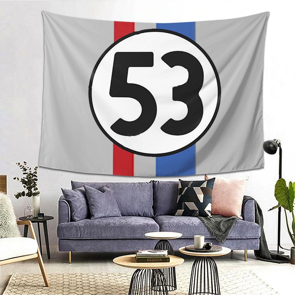 Herbie Stripes 53 Tapestry Decor Art Aesthetic Tapestries for Living Room Bedroom Home Wall Cloth Wall Hanging