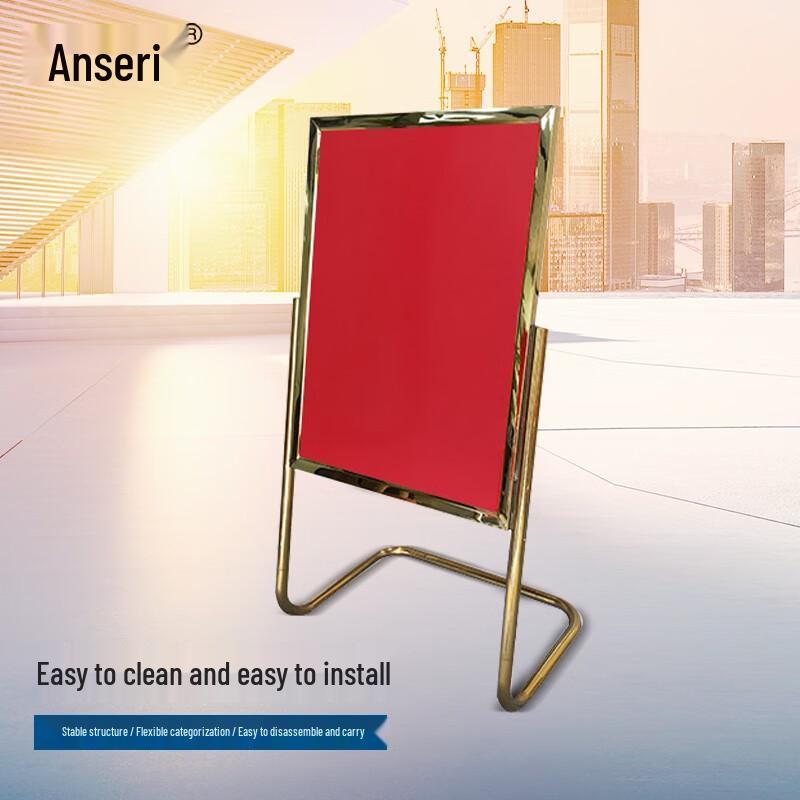 L-Shaped Stainless Steel Display Stand