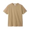 Champion Short Classic Cotton Logo Short Sleeve Sand Beige T-shirt, Sleeve, 100% Cotton, USA, One-point Embroidery, T-shirt, Basic, C3-P300Z/C3-X352L,