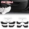 Door Anti-Kick Pad Carbon Fiber Protector Stickers For Tesla Model 3 Model Y Accessories Car-styling