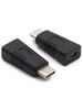 Мини USB-адаптер Female на Type C Male, Мини-адаптер Type T Female на кабель данных, Зарядный адаптер·