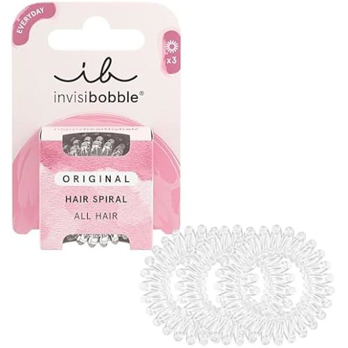 Резинки для волос Invisibobble Original - INVISIBOBBLE - Crystal Clear - Сильная фиксация и без следов