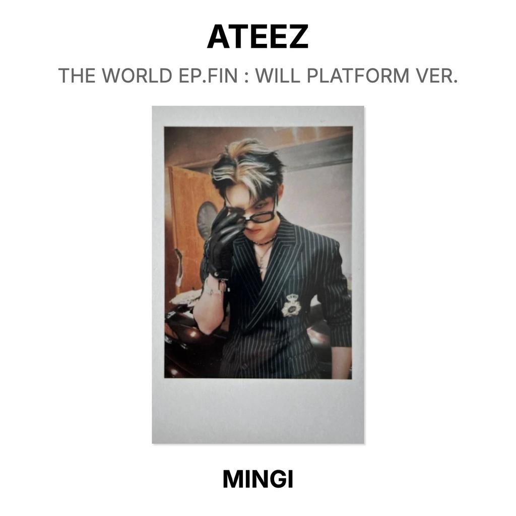 ATEEZ МИР EP.FIN : ВЕРСИЯ ПЛАТФОРМЫ WILL. Официальная фотокарта