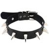Goth Punk Spike Rivet Choker Collar For Women Steampunk Pentagram Necklace Emo Neck Strap Cosplay Chocker Gothic Accessories