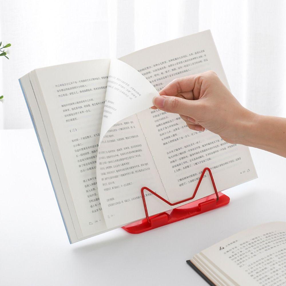 Cookbook Recipe Shelf Reading Bookend Book Stand Books Holder Desk Bookshelf Reading Stand