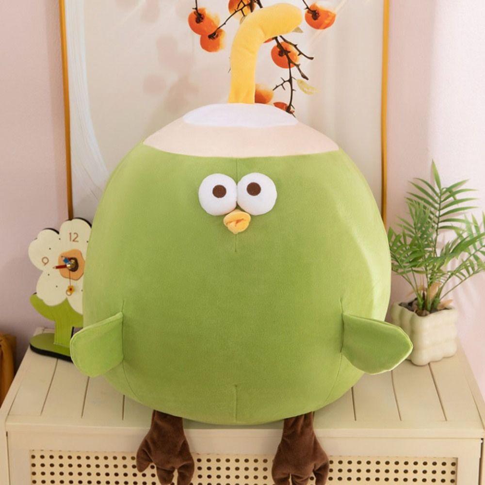 Collection Coconut Chicken Plush Toy Fluffy Chicken Stuffed Doll Home Decor